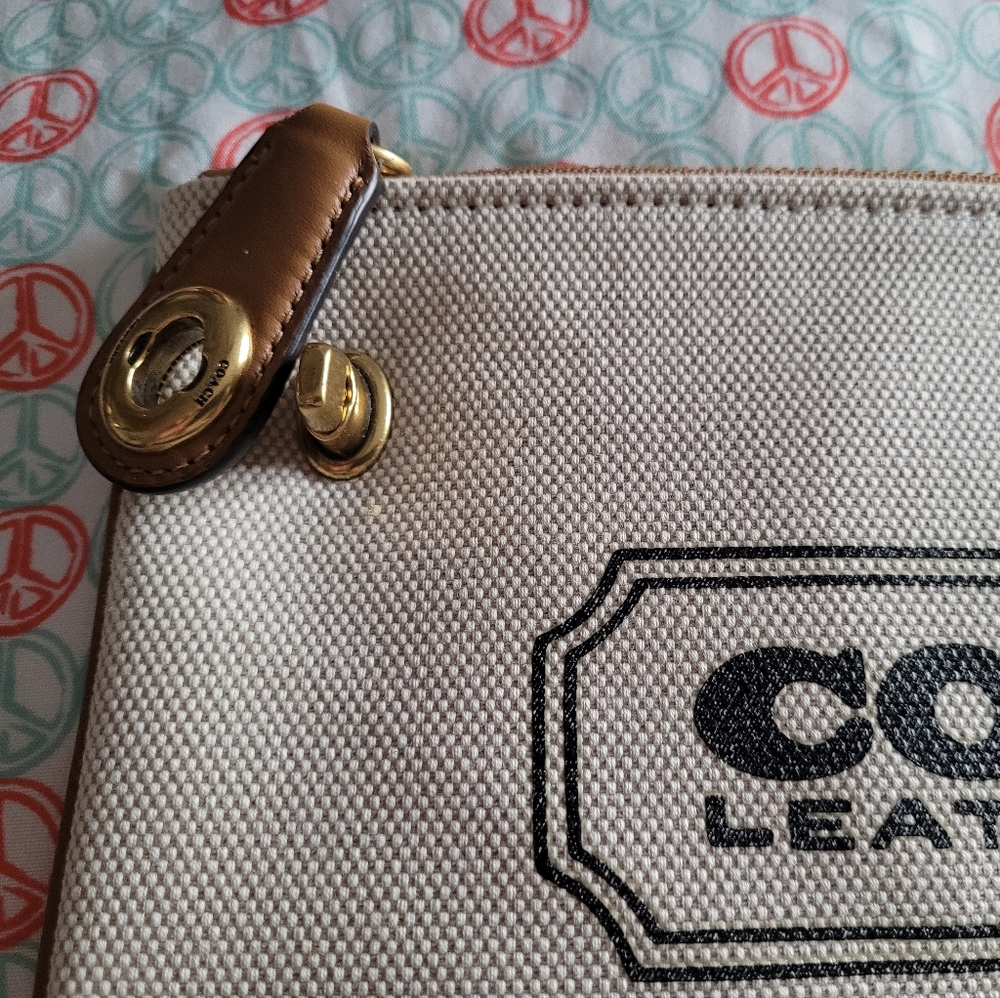 Coach Canvas Clutch